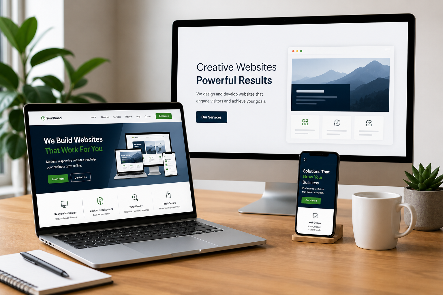 Website design and development services in Kenya
